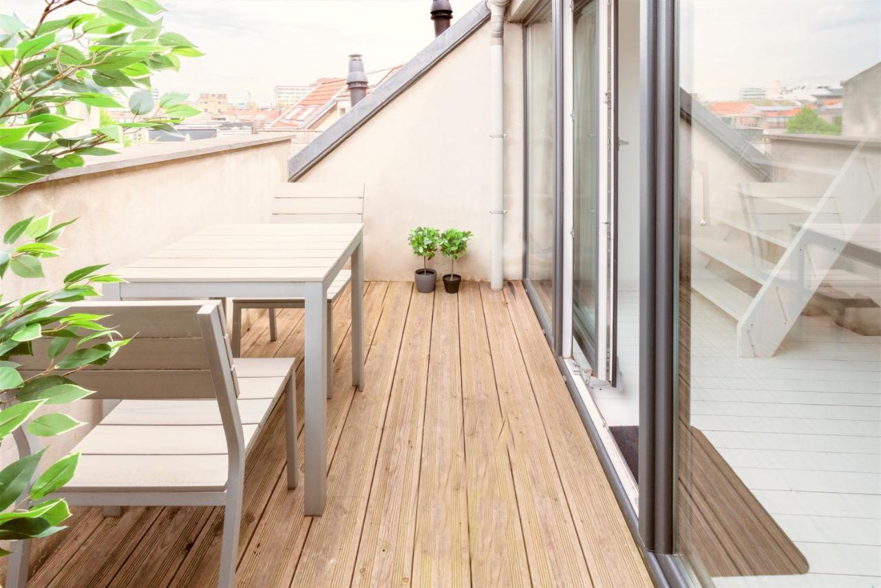 Beautiful Terrace Apartment In The Heart Of Антверпен Экстерьер фото